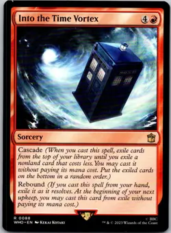 Magic the Gathering Into the Time Vortex Doctor Who Commander MTG Free Shipping! - Image 1
