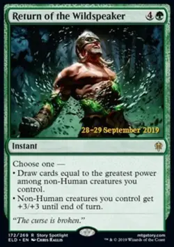 1x Return of the Wildspeaker - Foil Prerelease Promo NM-Mint, English Prerelease - Image 1