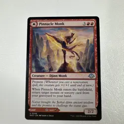 Pinnacle Monk Mystic Peak - Regular Uncommon #246 NM MH3 MTG - Image 1