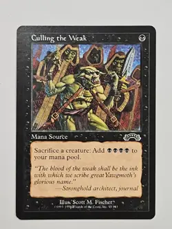 MTG Culling the Weak Magic: The Gathering Exodus Uncommon - Image 1