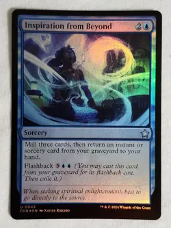 Inspiration from Beyond 43 Foundations Foil Magic the Gathering - Image 1