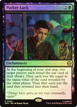 Parker Luck Marvel's Spider-Man Magic Magic the Gathering FOIL - Image 1