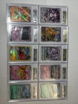 Pokemon 10 Card All Beckett Graded Slab Lot !! #12 - Image 1