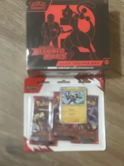 Pokemon TCG Scarlet & Violet Destined Rivals ETB&3 pack Zebstrika Blister SEALED - Image 1