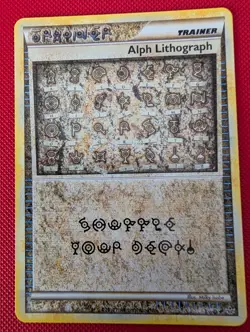 Pokemon TCG Alph Lithograph TWO MINT - Image 1
