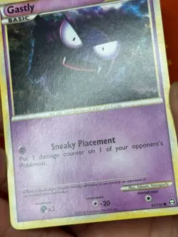 POKEMON TCG GASTLY 63/102 NON HOLO COMMON EXCELLENT TRIUMPHANT - Image 4