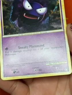 POKEMON TCG GASTLY 63/102 NON HOLO COMMON EXCELLENT TRIUMPHANT - Image 5