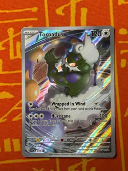 POKEMON TCG TORNADUS SVP 210 HOLO BLACK STAR PROMO ILLUSTRATION RARE NM - Image 1
