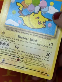 POKEMON TCG FLYING PIKACHU 110/108 NON HOLO RARE EXCELLENT EVOLUTIONS - Image 3