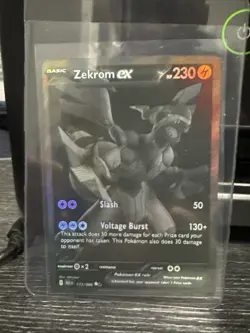 Zekrom ex Pokemon TCG Black Bolt 172/086 BWR English Mint/Near Mint PACK FRESH - Image 1