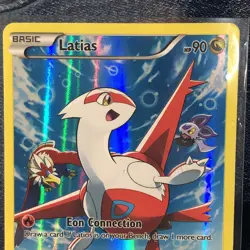 Pokemon Full Art Latias Black Star Promo- XY78 - NM - Image 4