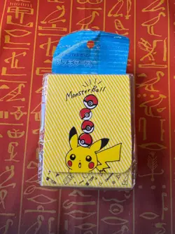 POKEMON CENTER JAPAN PIKACHU MONSTER BALL DECK BOX NEW - Image 1