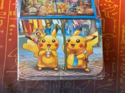 POKEMON CENTER JAPAN PIKACHU DECK BOX & SLEEVESNEW - Image 2