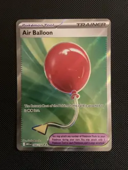Pokemon TCG Air Balloon Full Art Ultra Rare 166/132 Mega Evolution EN - Image 1
