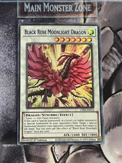 ( BLACK ROSE MOONLIGHT DRAGON ) Ultra Rare (Blue) - LDS2-EN112 - 1st NM Yu-Gi-Oh - Image 1