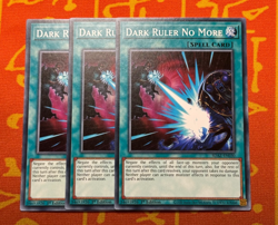 YUGIOH DARK RULER NO MORE COMMON 1ST NM SDAZ-EN030 x3 PLAYSET - Image 1