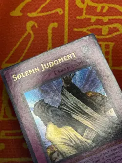 YUGIOH SOLEMN JUDGMENT ULTRA RARE LIGHT PLAY MRD-E127 - Image 4