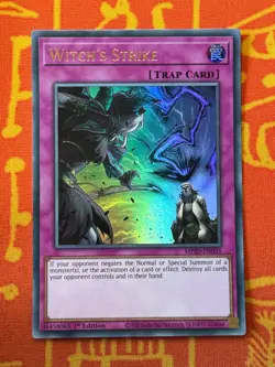 YUGIOH WITCH'S STRIKE ULTRA RARE 1ST NM MP20-EN035 - Image 1