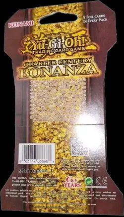 Yu-Gi-Oh! New TCG One (1) YuGiOh Quarter Century Bonanza Blister Pack Fast Ship! - Image 2