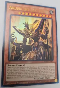 Yugioh Anubis the Last Judge MZTM-EN003 1st Edition Ultra Rare NM - Image 3