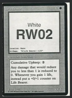 ***Life Bearer (Sustaining Spirit) Playtest Card*** MTG Alliances Kid Icarus - Image 1