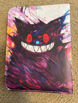 Pokemon TCG Blue Gengar Zip Up 50 pages Holds 400 Card Binder GAMES New - Image 2