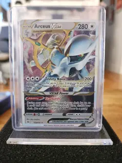 Arceus VSTAR - Arceus Premium Collection Metal Card 123/172 LP, English Pokemon - Image 1