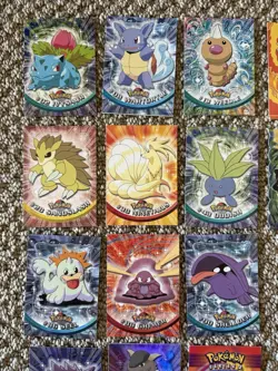 Pokemon Topps Tv Show Animation Card Lot Of 14 Including Holo And Checklist Card - Image 2