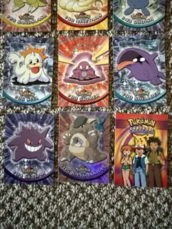 Pokemon Topps Tv Show Animation Card Lot Of 14 Including Holo And Checklist Card - Image 4