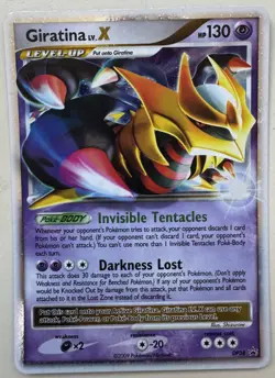 Giratina Lv.X DP38 Black Star Promo Diamond and Pearl Pokemon TCG Card 2009 LP - Image 1