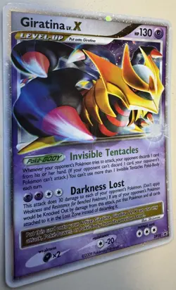 Giratina Lv.X DP38 Black Star Promo Diamond and Pearl Pokemon TCG Card 2009 LP - Image 3
