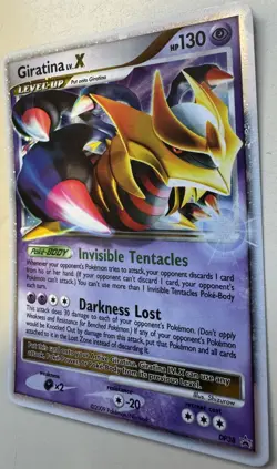 Giratina Lv.X DP38 Black Star Promo Diamond and Pearl Pokemon TCG Card 2009 LP - Image 4