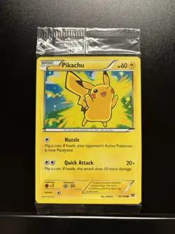 Pikachu 42/146 Holo Factory Sealed Movie Promo Cards with eBay Shipping - Image 1