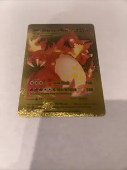Charizard Gigantamax VMAX Gold Foil Card - Image 1