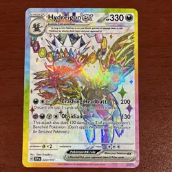Pokemon Cards Hydreigon ex 223/191 Full Art Secret Rare Surging Sparks - (NM) - Image 1