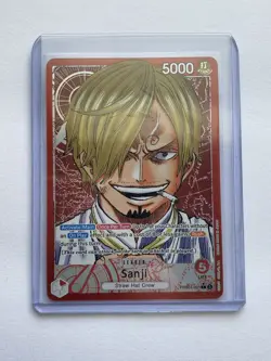 1x SANJI PRB01-001 Leader English NM Alt Art The Best One Piece Card Game! NM - Image 1