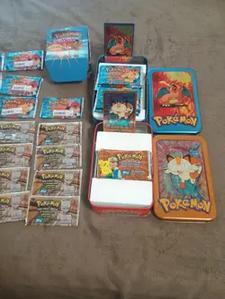 Pokemon Topps Trading Cards, Tins Bundle - Image 2