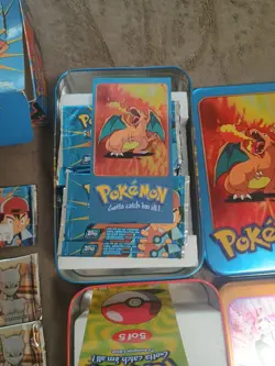 Pokemon Topps Trading Cards, Tins Bundle - Image 4