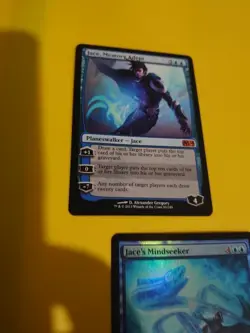 Jace, Memory Adept M!4 MYthic & a foil Jace's Mindseeker. M14 MTG 2 Card. - Image 3