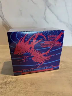 Pokemon Sword & Shield Darkness Ablaze Elite Trainer Card Box New 820650106927 - Image 1