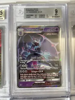 Pokemon 10 Card All Beckett Graded Slab Lot !! #13 - Image 4