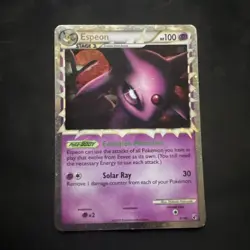 Pokemon TCG Undaunted Espeon Prime Holo Rare Card 81/90 NM - Image 1