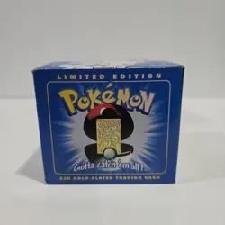 23K Gold-Plated Pokemon Trading Card Mewtwo 1999 Burger King promotion. UNOPENED - Image 2