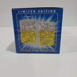 23K Gold-Plated Pokemon Trading Card Mewtwo 1999 Burger King promotion. UNOPENED - Image 5