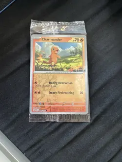 Charmander 004/165 151 eb Games Reverse Holo Card Promo Sealed | Free Fast 📦 - Image 1