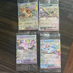 Prismatic Evolutions Surprise Box Stamped EX Promo Cards NM - Image 1