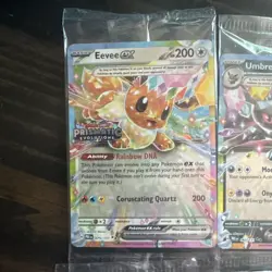 Prismatic Evolutions Surprise Box Stamped EX Promo Cards NM - Image 2