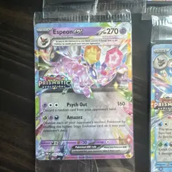Prismatic Evolutions Surprise Box Stamped EX Promo Cards NM - Image 5