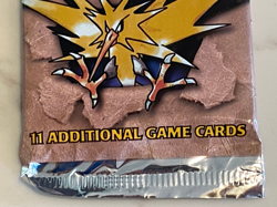 Pokemon Unopened Fossil Booster Pack 11 Card Factory Sealed 1999 Zapdos Art WOTC - Image 5