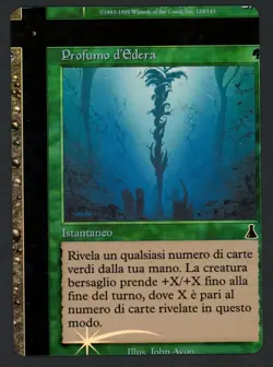 ***FOIL Italian Scent of Ivy NFC Miscut*** MTG Urza's Destiny Magic Kid Icarus - Image 1